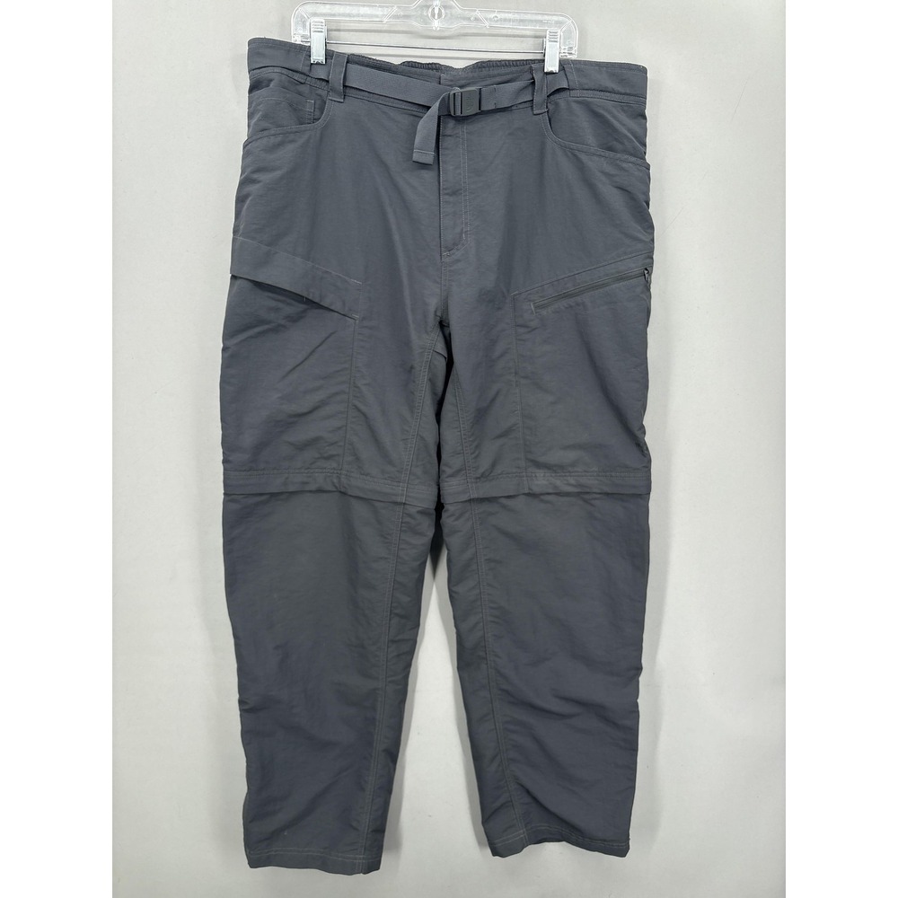 The North Face Pants Mens 40x32 Gray Paramount Convertible Cargo Outdoor Hiking